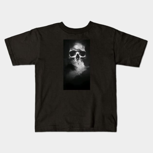 Death is coming Kids T-Shirt by iamshettyyy